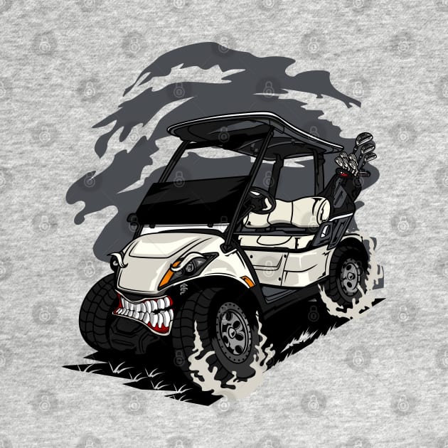 GOLF CART MONSTER CAR by beanbeardy